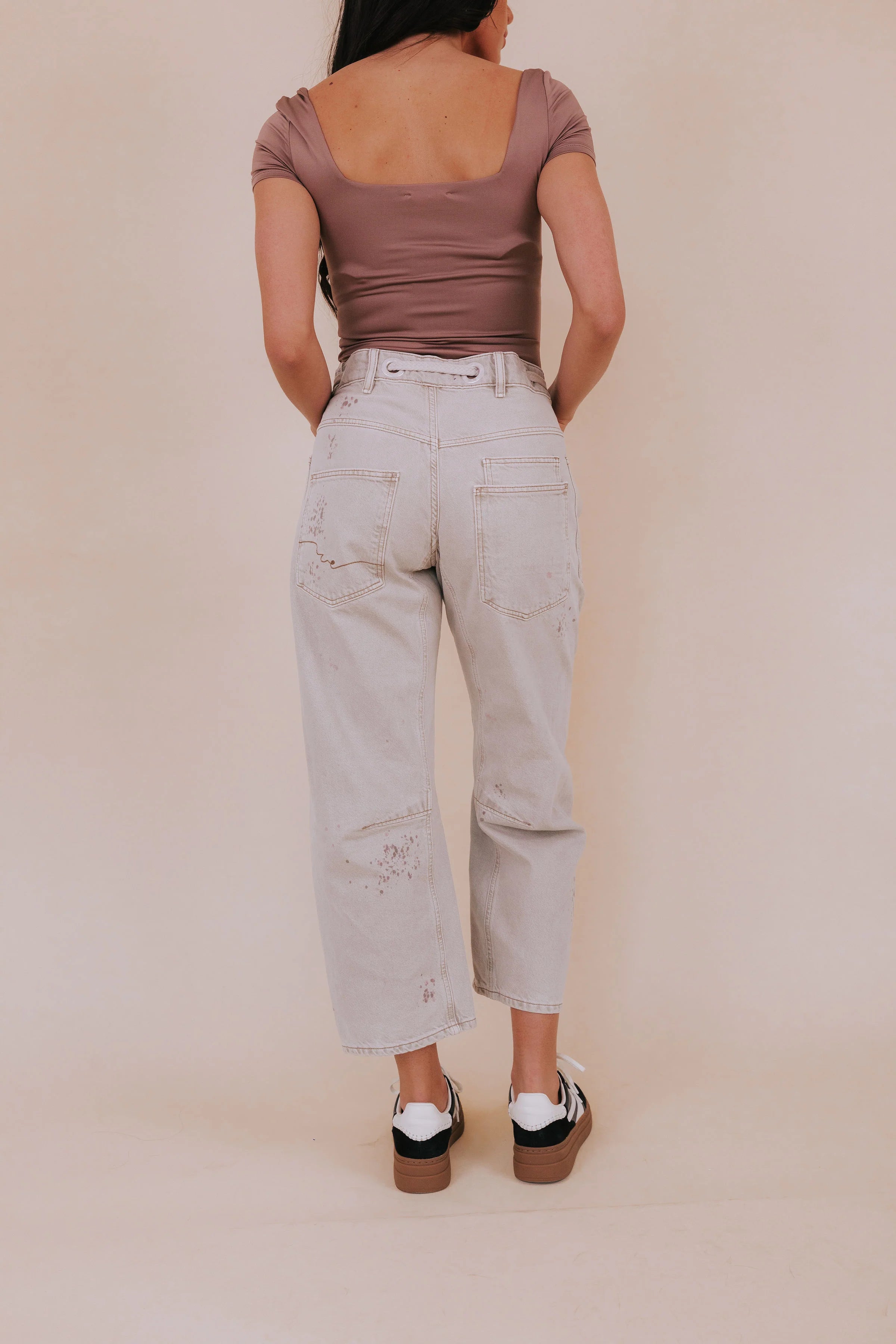 On Barrel Jeans - 2 Colors!