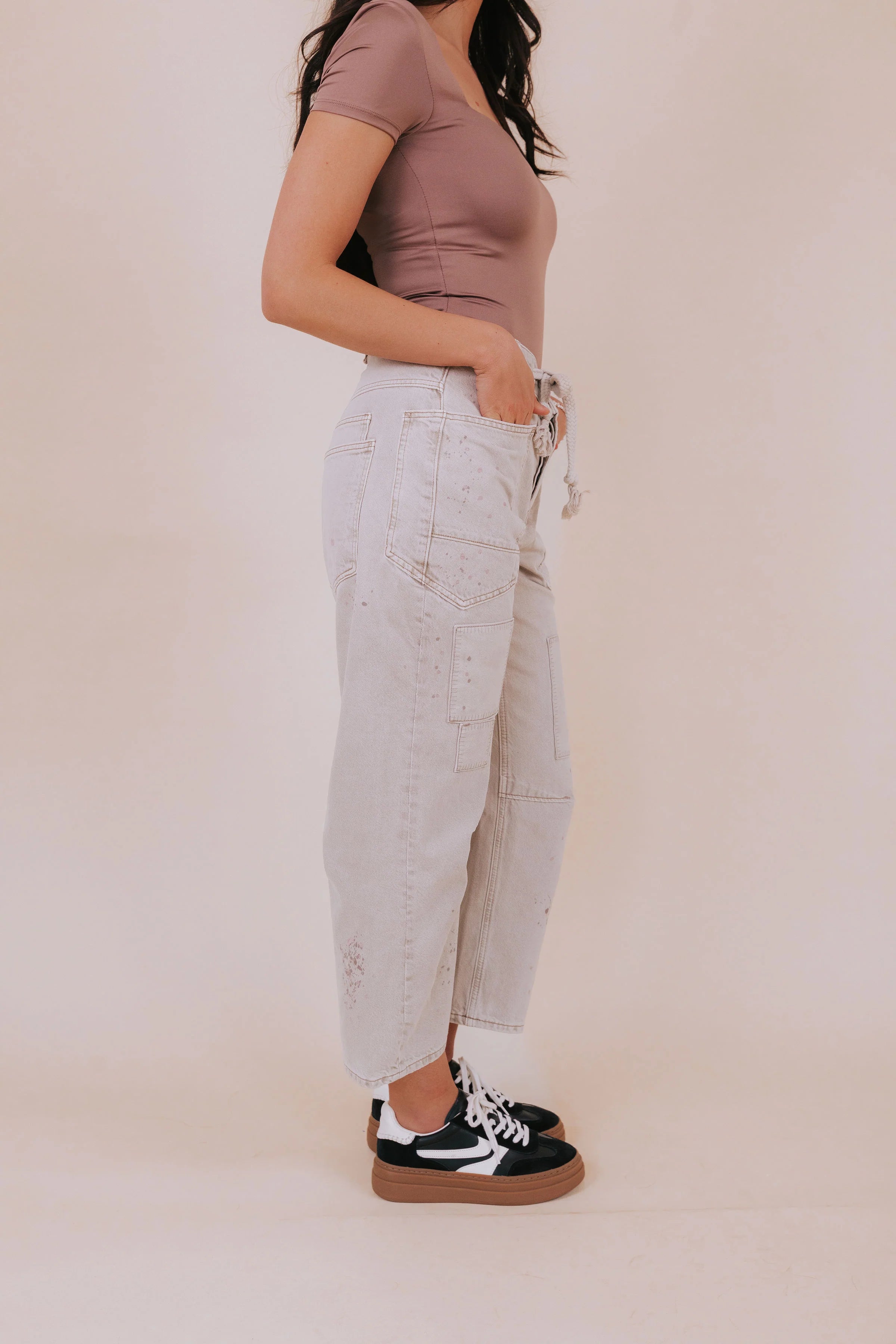 On Barrel Jeans - 2 Colors!
